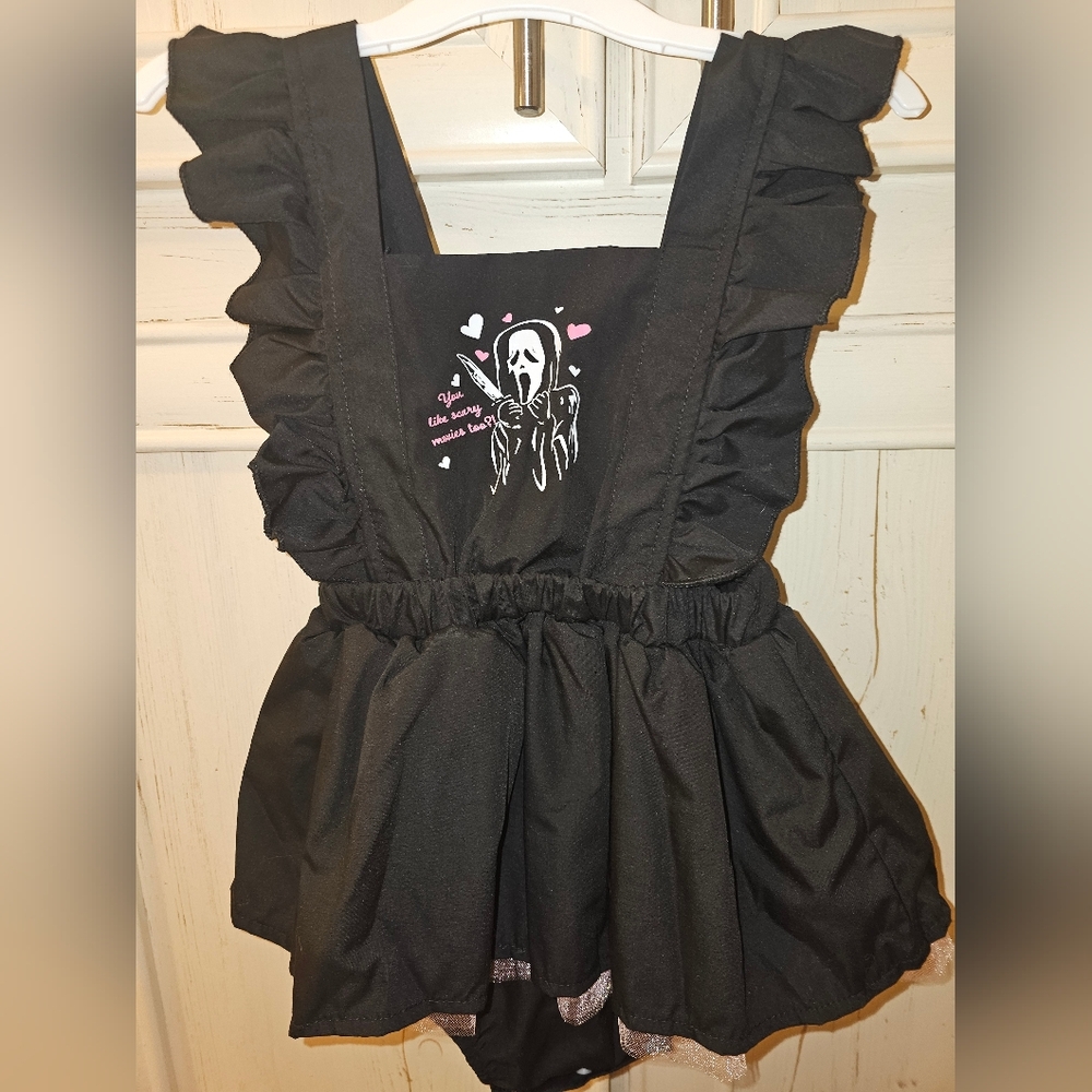Ghostface Black Ruffle Outfit